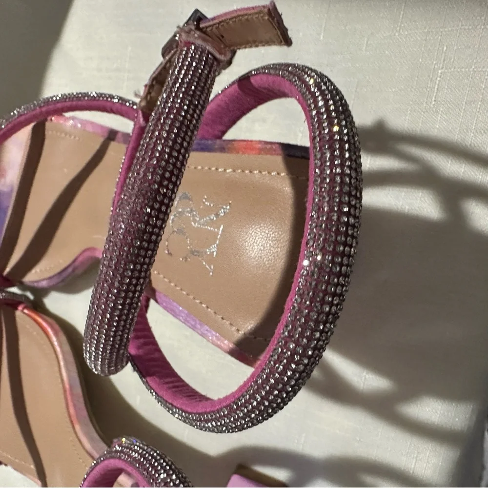 NY&C Pink Quilla Heels Size 9